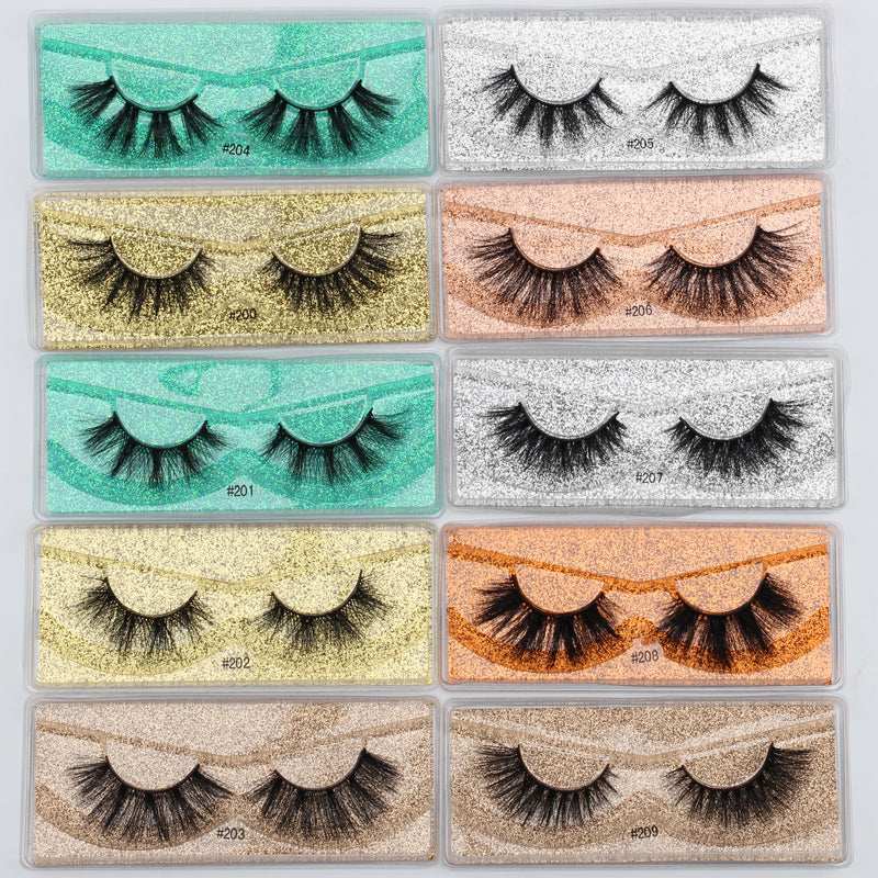 3D Mink Messy Eyelashes - globalishoppers