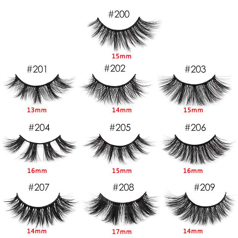 3D Mink Messy Eyelashes - globalishoppers