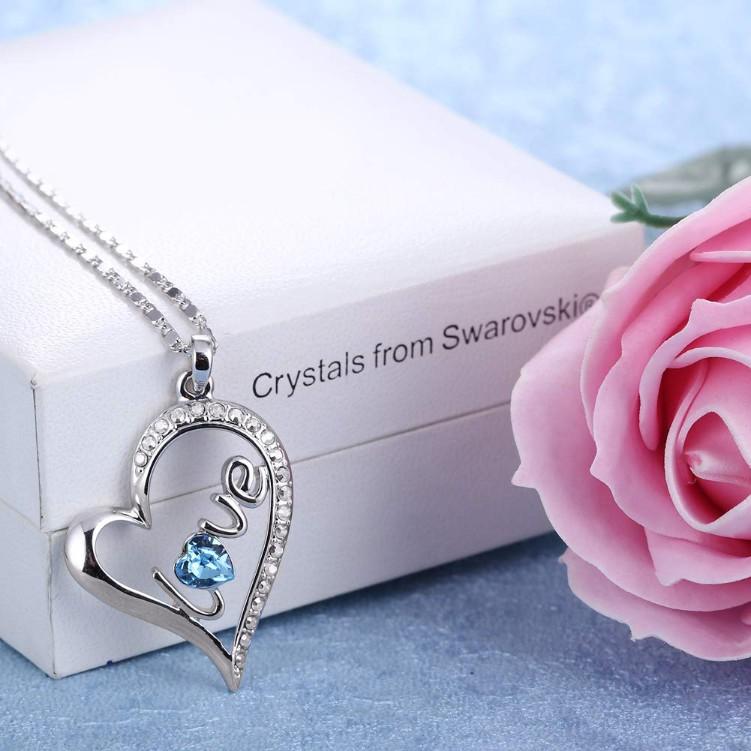 Elements Heart Shaped Necklace For Woman