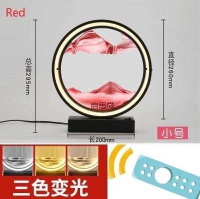 3D Circle Retro Table Lamp - globalishoppers