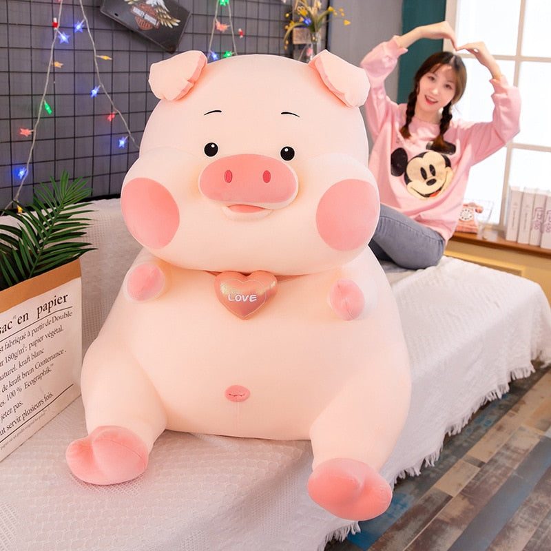 80CM Cute Soft Pig  Toys Girlfriend Gifts