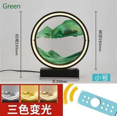 3D Circle Retro Table Lamp - globalishoppers