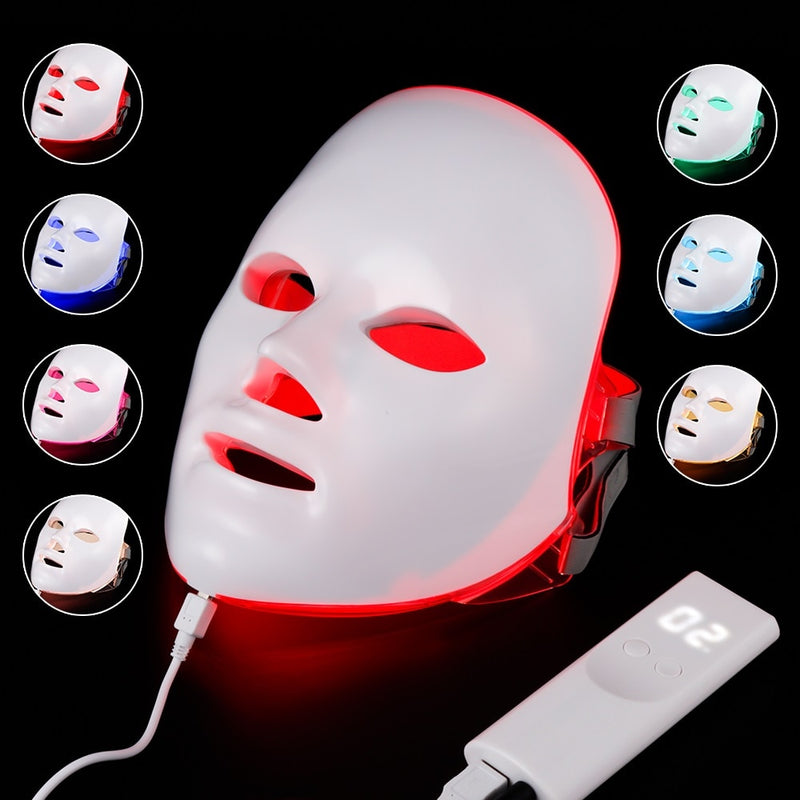 7 Colors LED Facial Mask