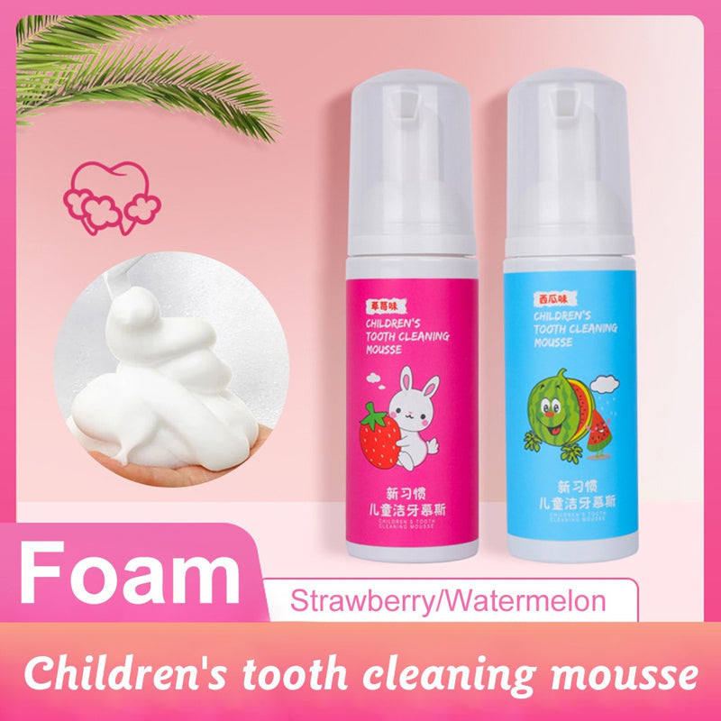 Children Cleaning Mousse Toothpaste