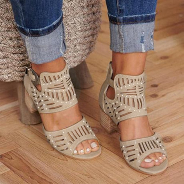 Women’s Vintage Hollow Out Sandals