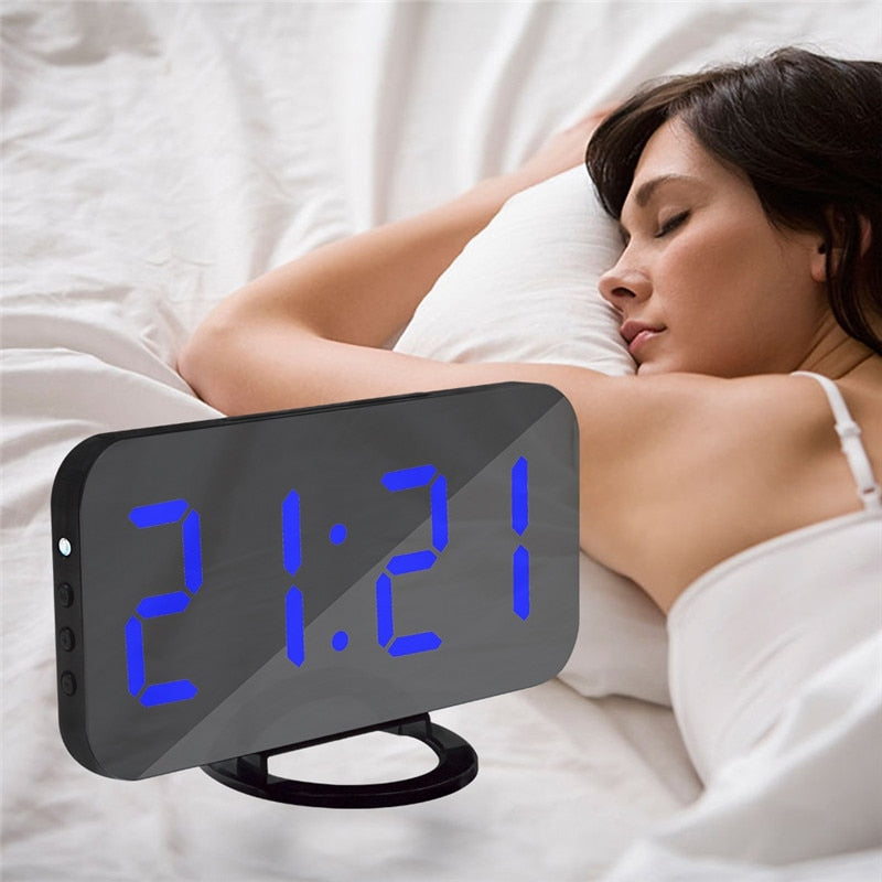 Digital LED Display Alarm Clock