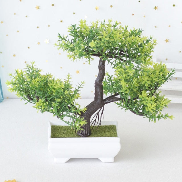 Artificial Bonsai Small Tree For Home Decoration