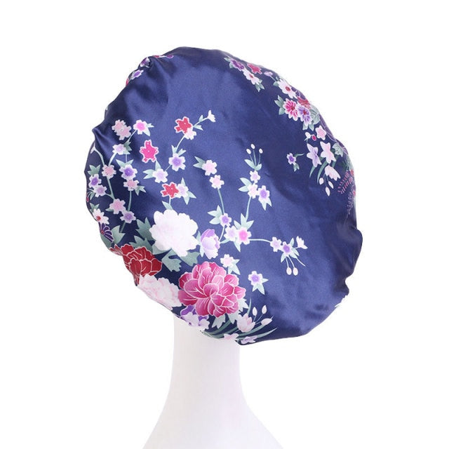 Satin Hair Protection Round Cap