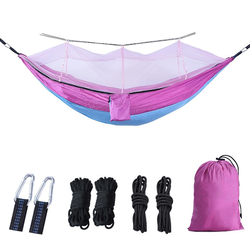 Outdoor Camping Hammock with Mosquito Net