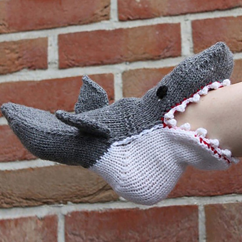 Shark Chameleon Crocodile Knitted Socks