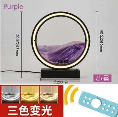 3D Circle Retro Table Lamp - globalishoppers