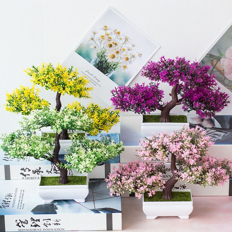 Artificial Bonsai Small Tree For Home Decoration