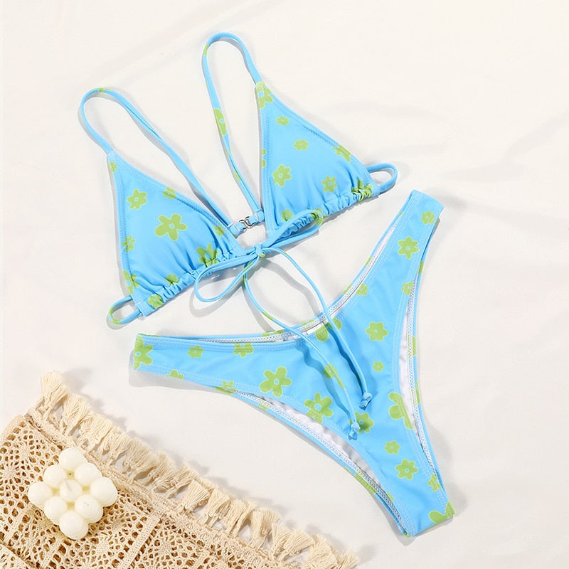 Women Bikini String Swimwear