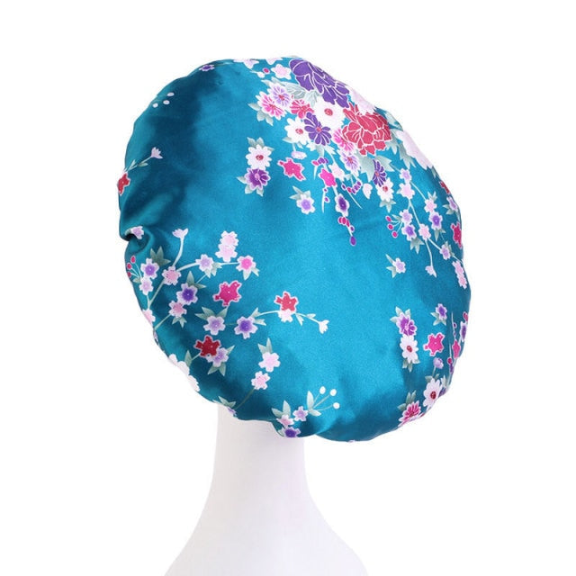 Satin Hair Protection Round Cap