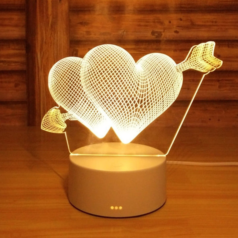 USB 3D Night Light Lamp