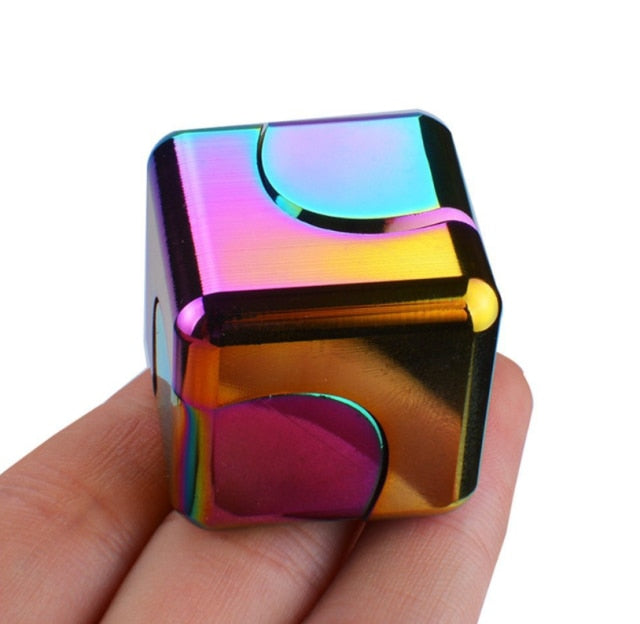 JZH Metal Aluminum Infinity Cube