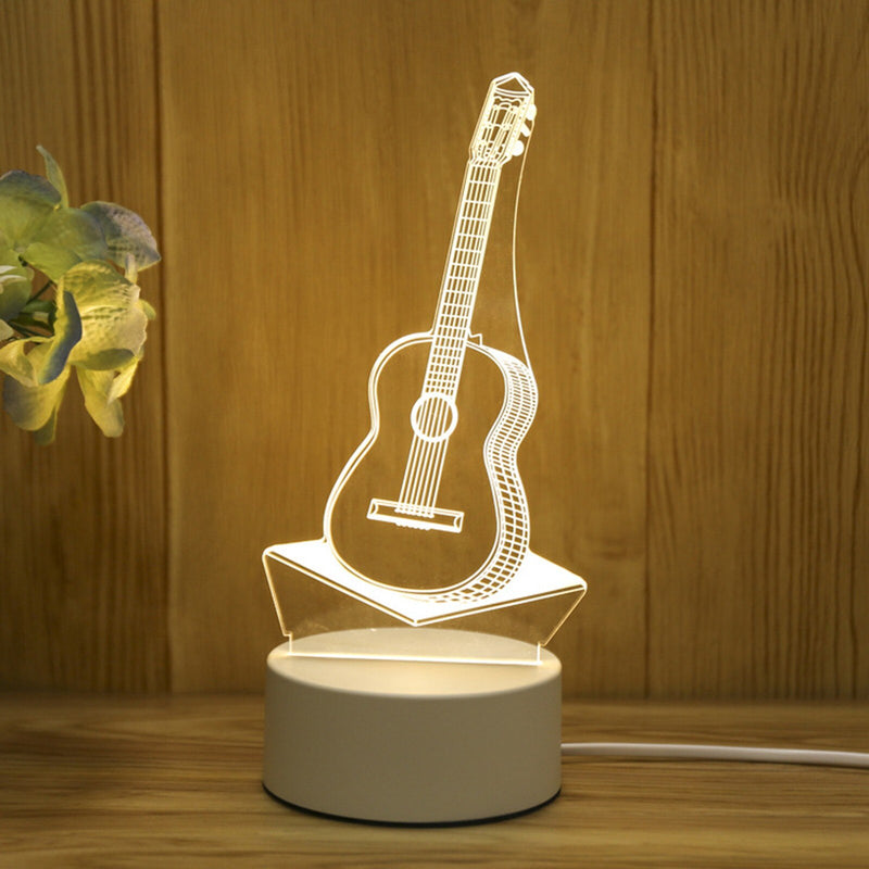 USB 3D Night Light Lamp