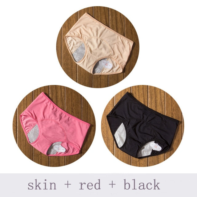 3pcs/Set Leak Proof Menstrual Panties