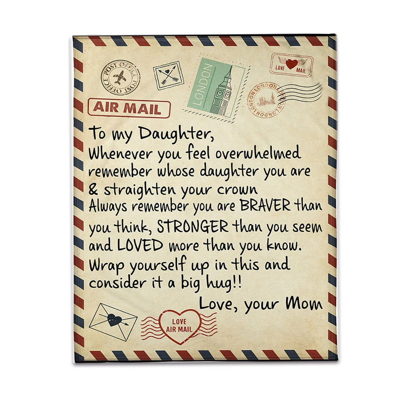 Letters To My Daughter Love Blanket