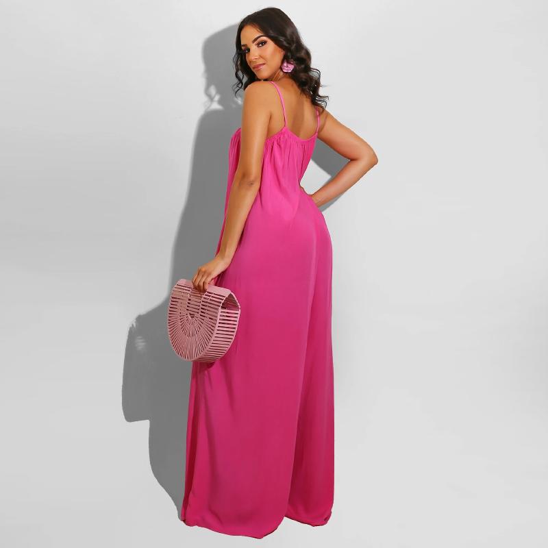 Summer Women Wide Leg Jumpsuit