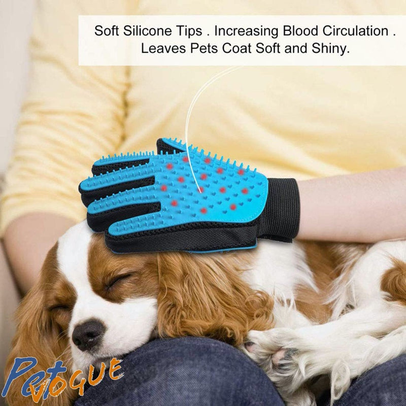 Pet Grooming Rubber Brush Glove