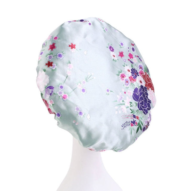 Satin Hair Protection Round Cap