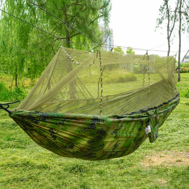 Outdoor Camping Hammock with Mosquito Net