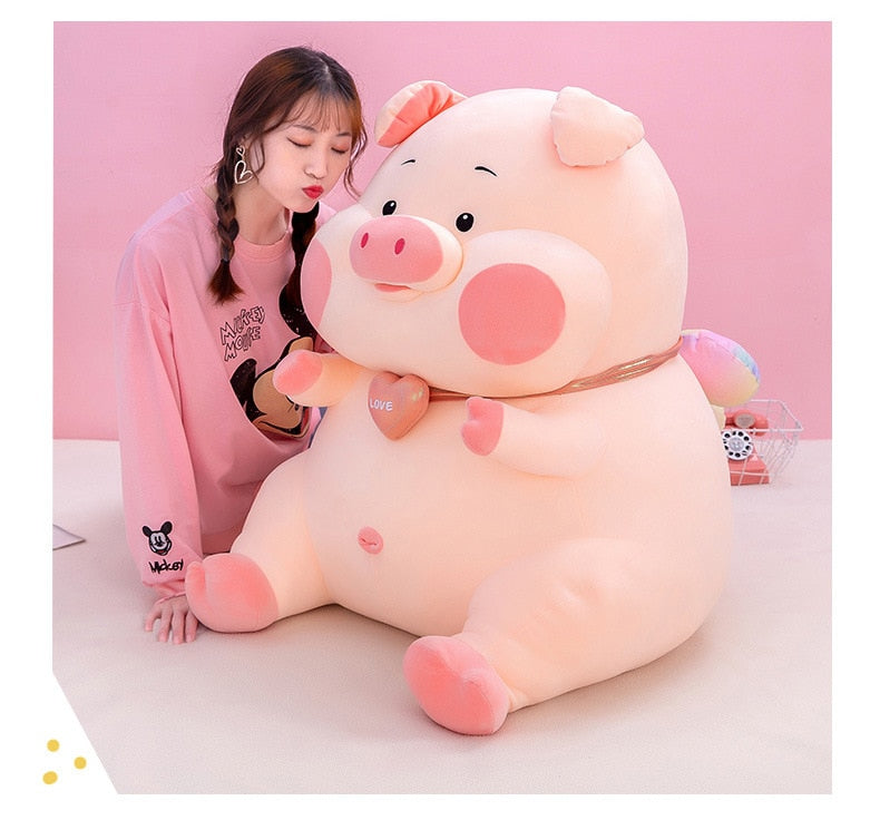 80CM Cute Soft Pig  Toys Girlfriend Gifts