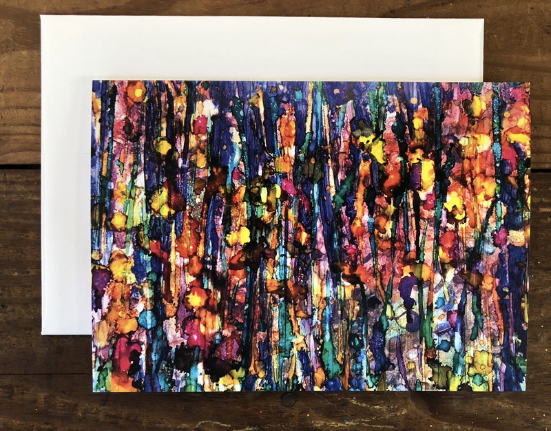 Abstract Forest Wall Art