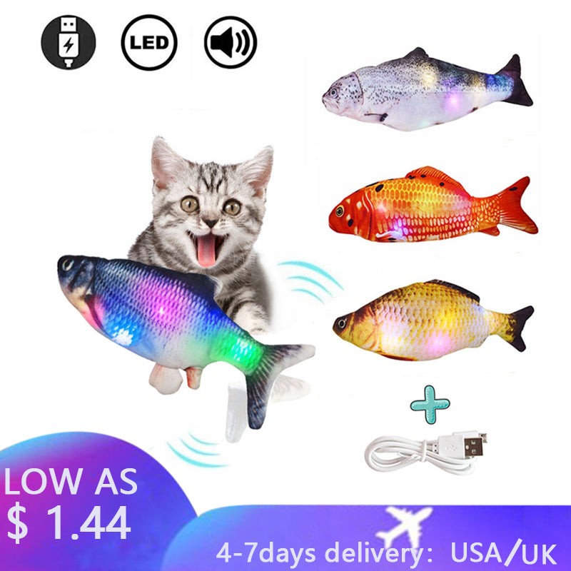 Electronic Pet Cat Fish Toy